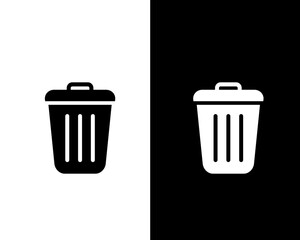 Recycle icon,trash icon vector logo design template