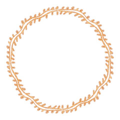 Gold Luxury Floral Wreath Decoration