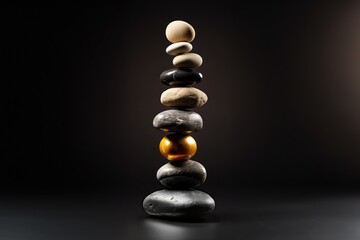 Tall Pile of Rocks, Cairn, Calm Under Pressure, Steady Under Pressure, Cool Under Fire, Nerves of Steel, Poised