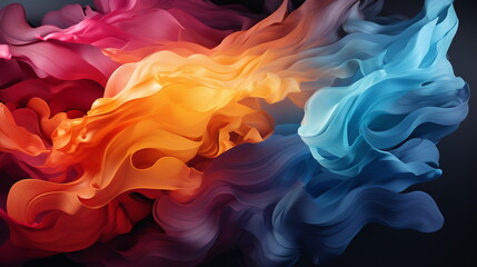 Abstract Colorful Background - AI Generated