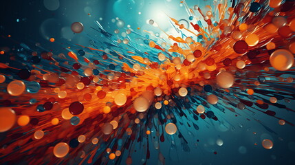 Abstract Colorful Background - AI Generated