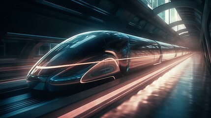 未来の新幹線・電車のイメージ
 - obrazy, fototapety, plakaty