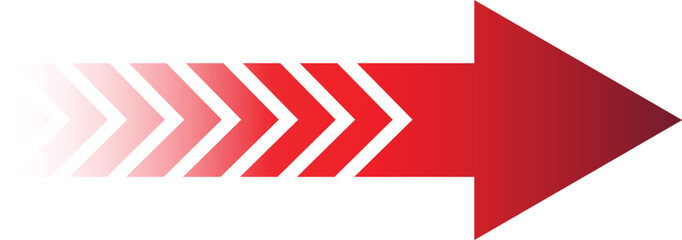 Modern Red Arrow Left Direction Icon on a Transparent Background, arrow icon Illustration Vector for your web site design. Arrow indicated the direction symbol. curved arrow sign.