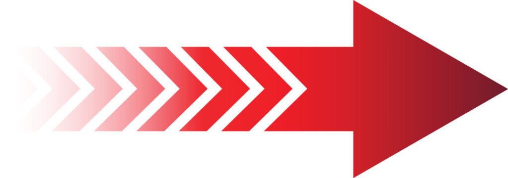 Modern Red Arrow Left Direction Icon on a Transparent Background, arrow icon Illustration Vector for your web site design. Arrow indicated the direction symbol. curved arrow sign.