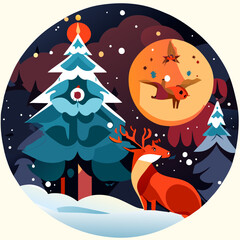 Fototapeta premium Christmas