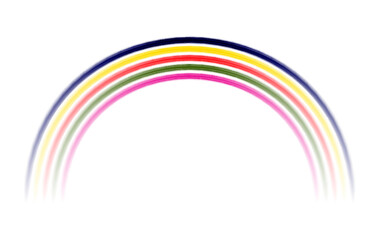 A vibrant and playful design featuring rainbow-color lines arranged in a dynamic composition, perfect for adding a pop of color to any project