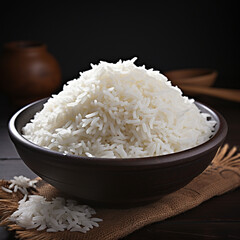 A Bowl Of White Rice