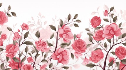 design template of roses