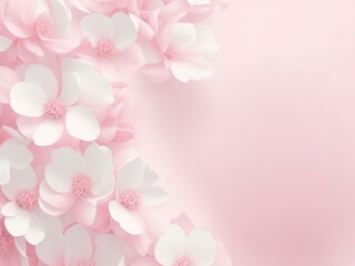 Fototapeta premium pink cherry blossom background