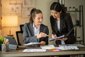 Asia business meeting   consultations of business people in the company's meeting room. 