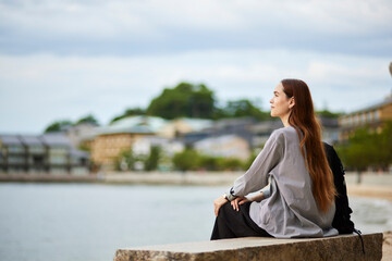 旅行を楽しむインバウンドの旅行者