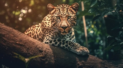 leopard in the zoo