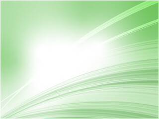 デジタルイメージの波形アブストラクト背景_緑色