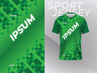 abstract green tshirt sports jersey design for football soccer racing gaming motocross cycling running