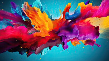 An image of a vibrant abstract colorful background filled with vibrant hues and intricate patterns.
