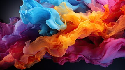 Fototapeta premium An image of a vibrant abstract colorful background filled with vibrant hues and intricate patterns.