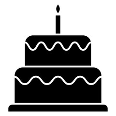 birthday cake with candle