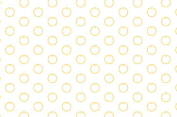 Digital png illustration of yellow control knob outlines repeated on transparent background
