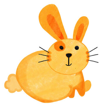 rabbit with carrot cute