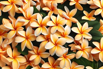 frangipani flower background