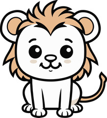 Baby Lion SVG, Cute Lion SVG, Lion Cub SVG, Lion Eyes svg, Chibi Lion svg, Lion Clip Art, Lion Face svg, Lion Mascot, Lion Teddy Bear svg