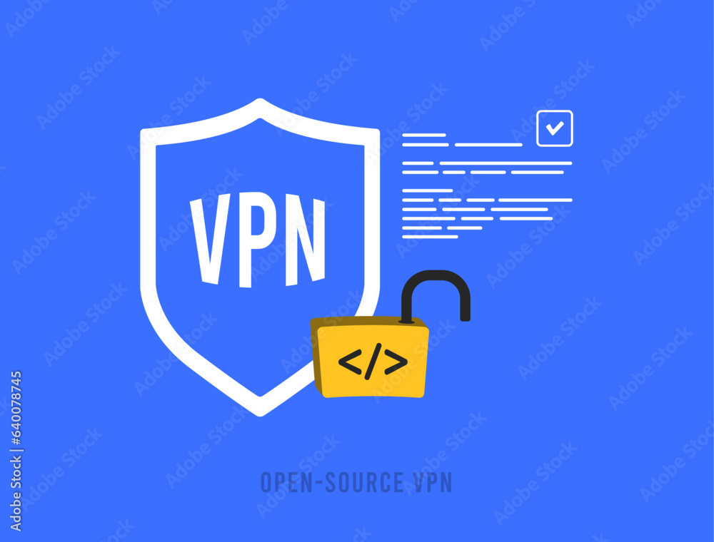 Poster secure networking with open-source vpn for businesses and individuals. data encryption software prov