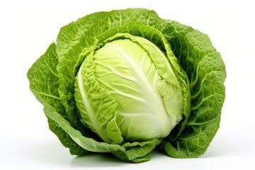 Fototapeta premium cabbage isolated on white background