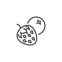 Fresh Berries line icon