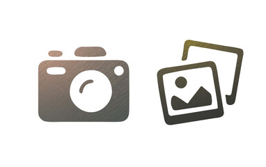 photo camera icon texture background