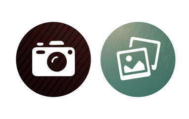 photo camera icon texture background
