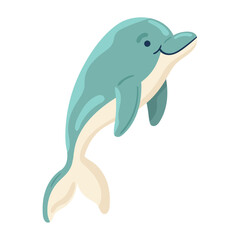dolphin marine life icon