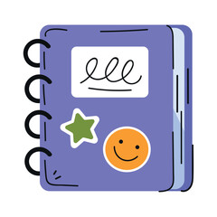 notebook school icon