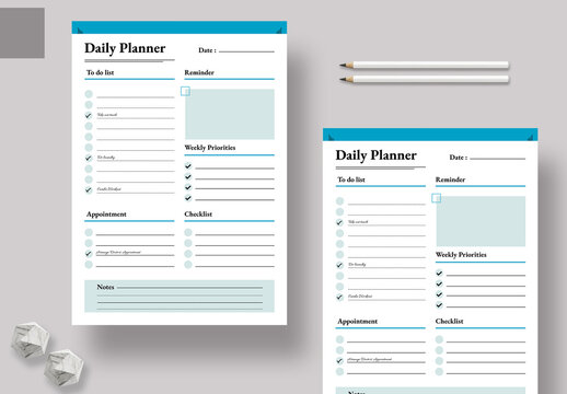 Daily Planner Design