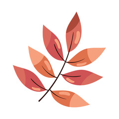 autumn leaves branch icon