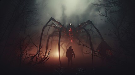 Scary Giant Monster Spider