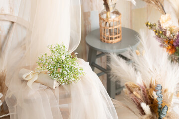 ドライフラワーのブーケ　Dried flower