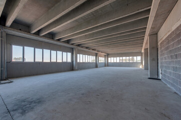 interior of an industrial building