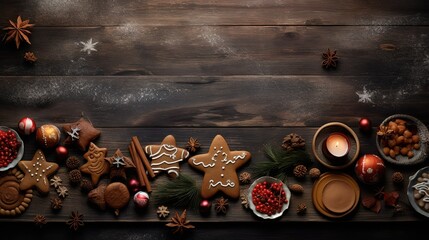 Christmas background with a copy space