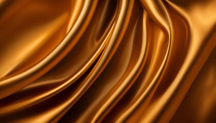 Fototapeta premium Abstract smooth dark gold textile texture