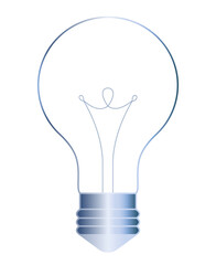 Light bulb icon Ideas symbol Vector illustration Isolated