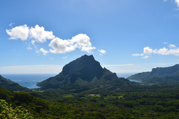 Mount Rotui | Belvedere Lookout | Beautiful landscape in Moora | French Polynesia