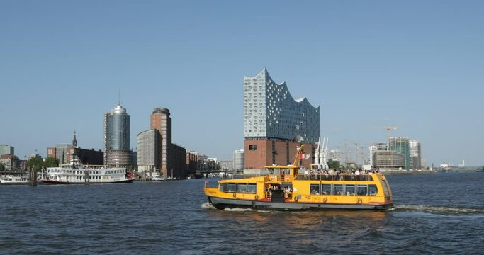 Elbe Philharmonic Hall, Elbe Ferry, HafenCity, Port, Hamburg