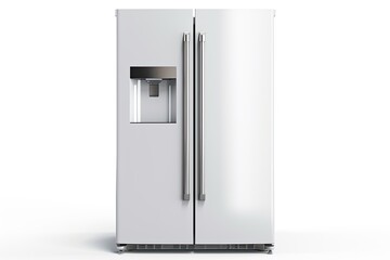 Refrigerator isolated on white background