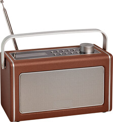 retro styled modern radio receiver bluetooth