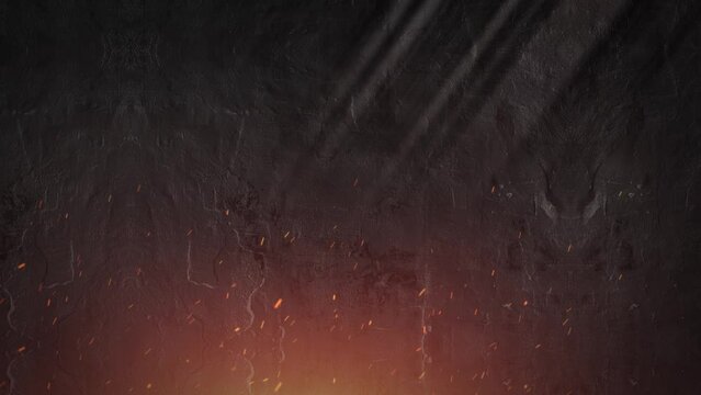 Cinematic Fire Particles Video Background