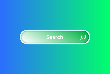 website and app Search bar button vector design