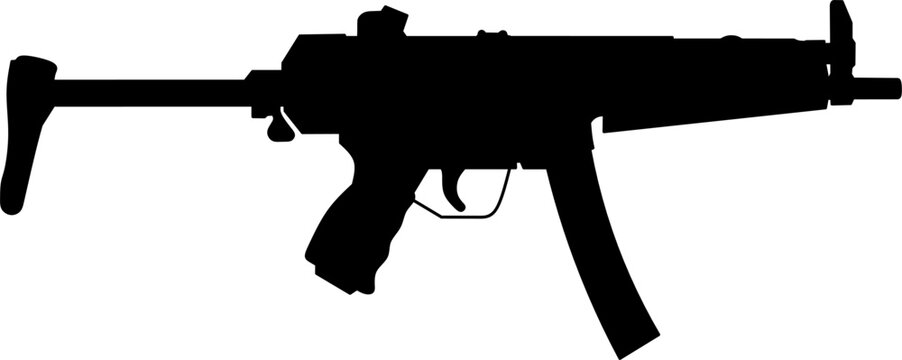 Premium Vector  Ak 47 machine gun vector icon illustration. holiday object  icon design concept.