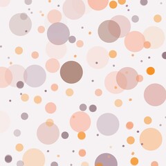 background of pastel multi-colored circle dots scattered both large and small.