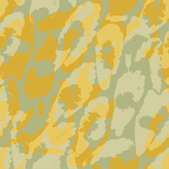 Vector Animal Leather Texture. Leopard Dots Watercolor Seamless. Savannah Paper. Tan Summer Cheetah Dots. Vector Animal Skin Repeat Pattern. Tropical Luxury Textile. Watercolor Tie Dye Print.