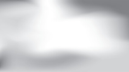 Abstract white and gray gradient background. Vector illustration.